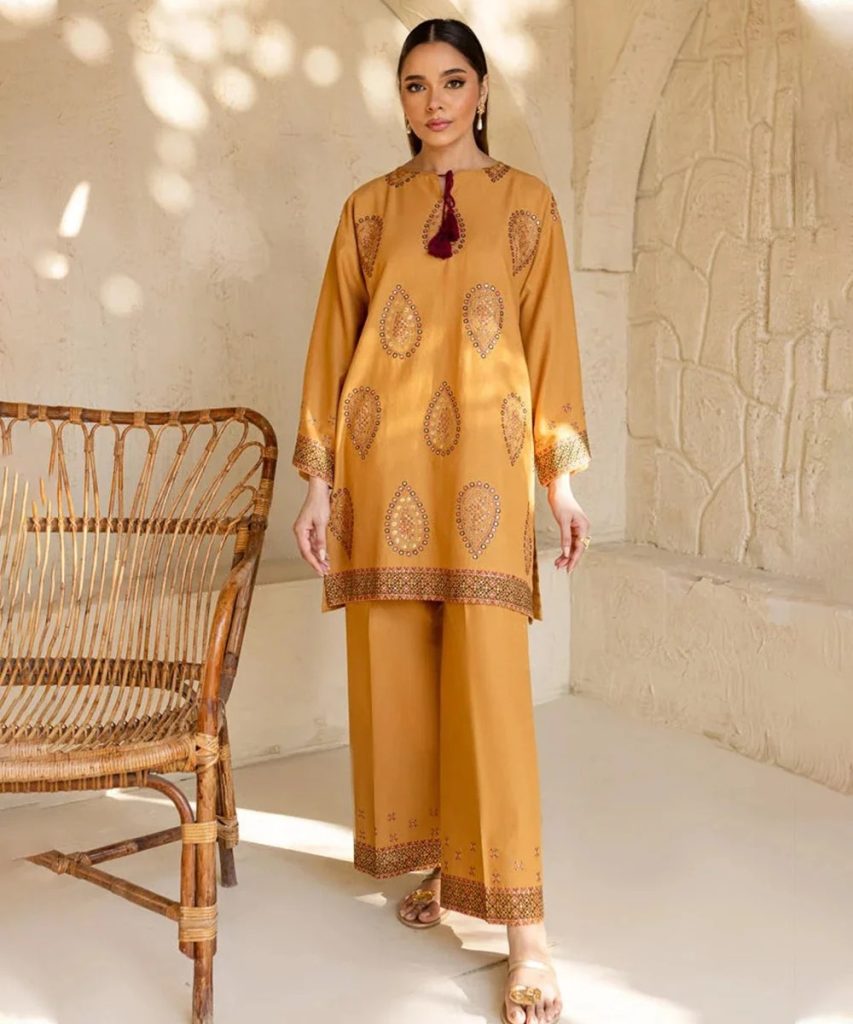 2PC DHANAK SEQUIN EMBROIDERED SHIRT WITH DHANAK SEQUIN EMBROIDERED TROUSER-297