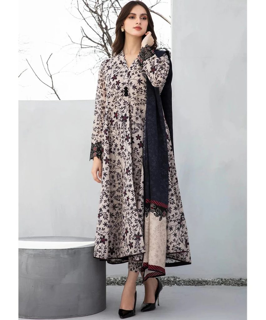 3PC KARANDI PRINTED SHIRT WITH KARANDI PRINTED DUAPTTA AND TROUSER-802